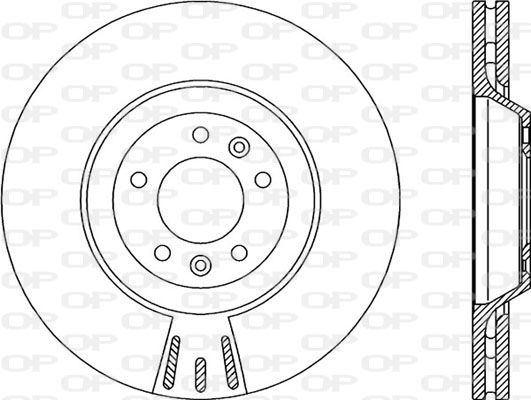 OPEN PARTS Тормозной диск BDR2159.20